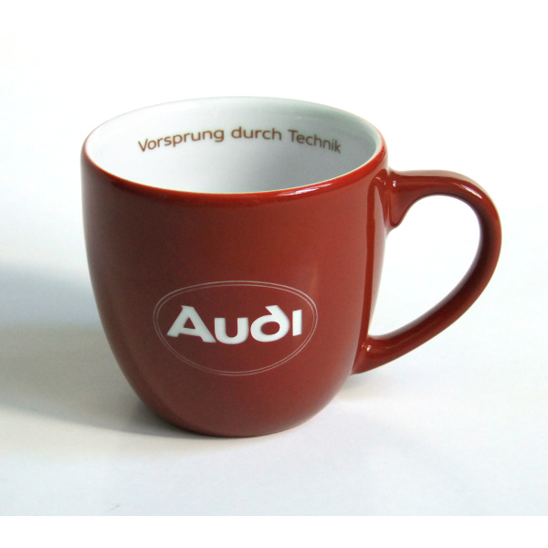 Tasse Audi Oval Vorsprung d. Technik > Tradition Shop