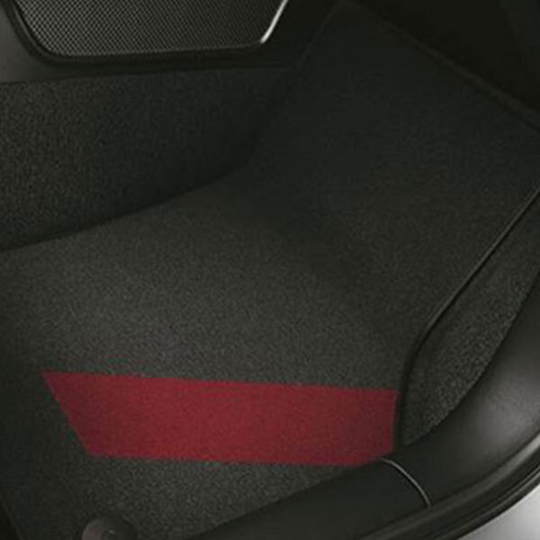 Colour Kit Red Decorative Textile Floor Mats 8v1061270a Audi